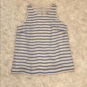 J.crew striped silk blouse